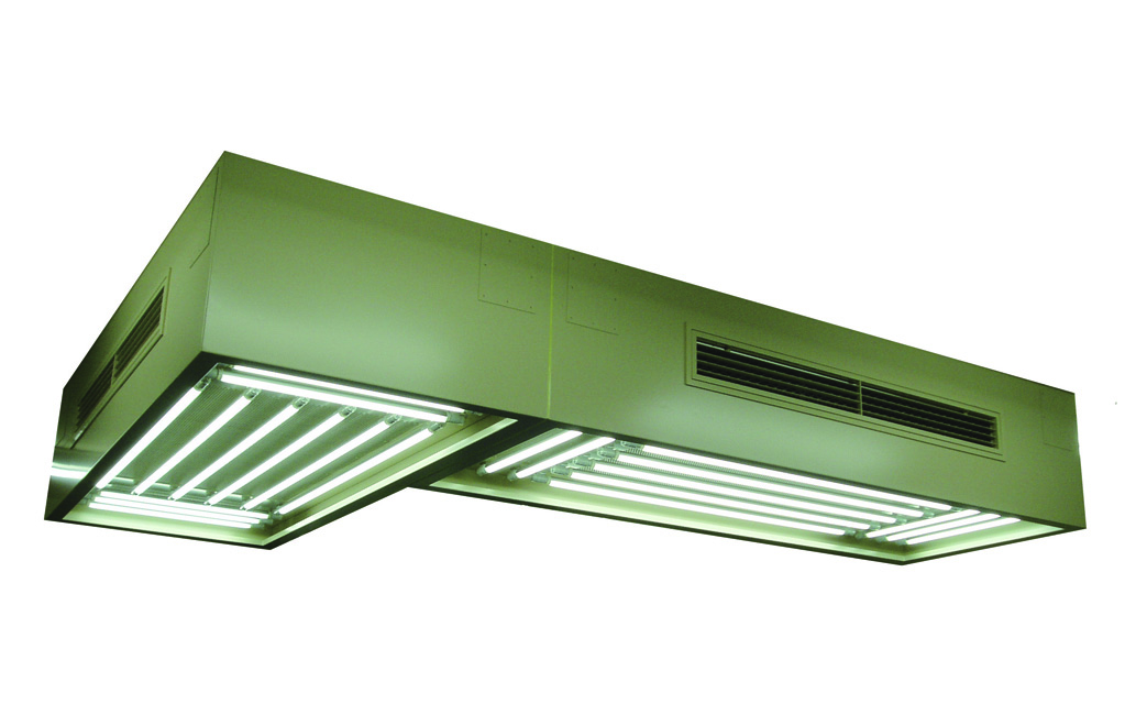 バイオハザード対策用高照度照明装置付ラミナーフローユニット<br />LFU-P/LFU-L